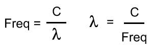 Frequency and Wavelength Calculations