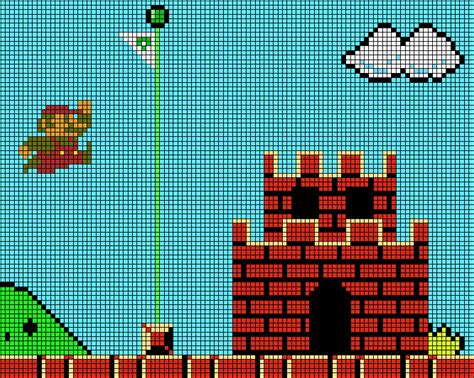 Super Mario Pixel Art Grid - Pixel Art Grid Gallery