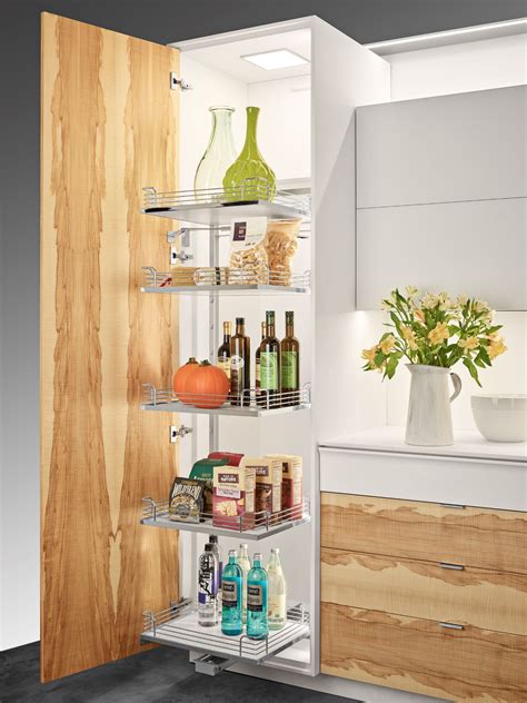 Maximize Pantry Storage with Häfele's Tandem Solo Unit