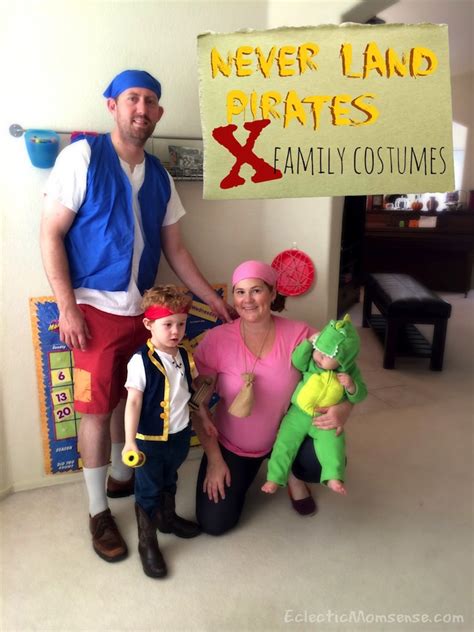 DIY Family Costumes: Jake and the Never Land Pirates - Eclectic Momsense