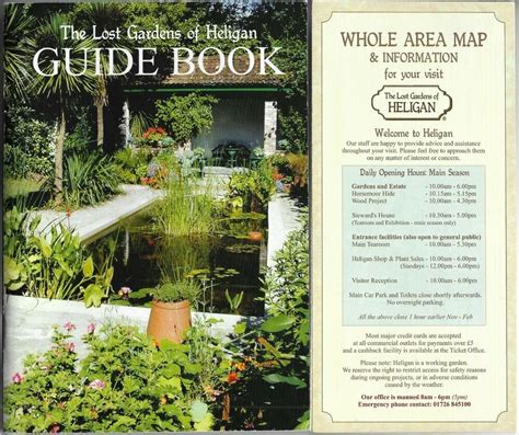 Lost Gardens Of Heligan, Area Map, Stafford, Tea Room, Guide Book ...