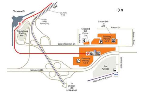 Chicago O Hare Parking Map – The World Map