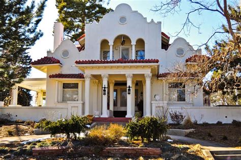 1900s Mission Revival home in Denver, CO. Colonial Revival Architecture ...