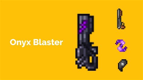 How to make the Onyx Blaster || Terraria || - YouTube