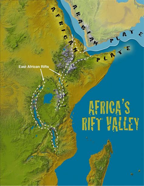 Great Rift Valley On World Map