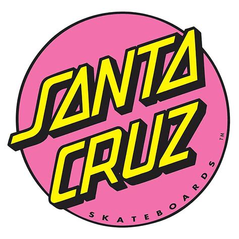 Santa Cruz Other Dot Sticker 3" Pink - CalStreets BoarderLabs