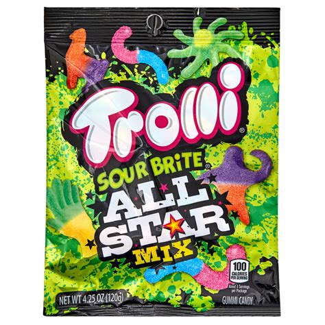 Trolli All-Star Sour Brite Crawlers Mix 4.25oz -- delivered in minutes