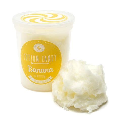 Chocolate Storybook Cotton Candy - Banana: 1-Ounce Tub | Candy Warehouse