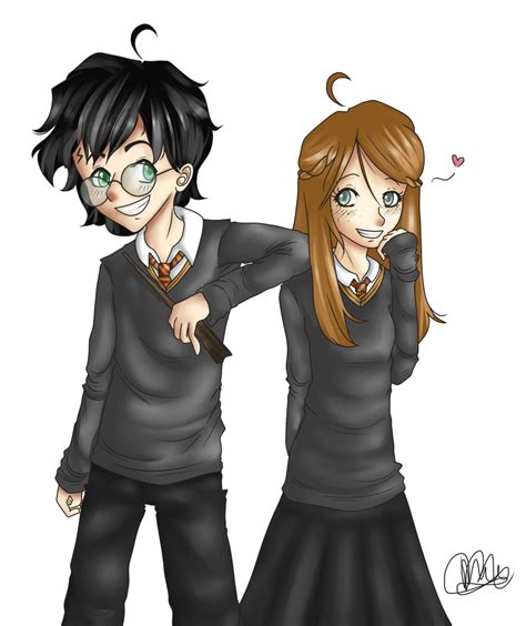 harry potter and ginny weasley by miesmud on DeviantArt