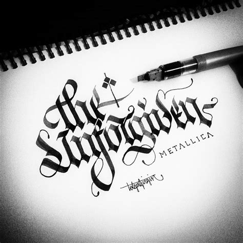 Gothic Calligraphy&Lettering on Behance | Lettering, Calligraphy ...