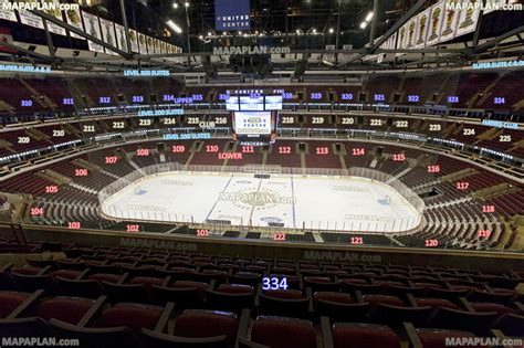 Chicago United Center seating chart - Blackhawks view from Section 334 ...