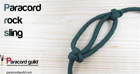 How to make a paracord rock sling - Paracord guild