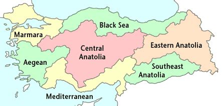 Regions of Turkey | All About Turkey