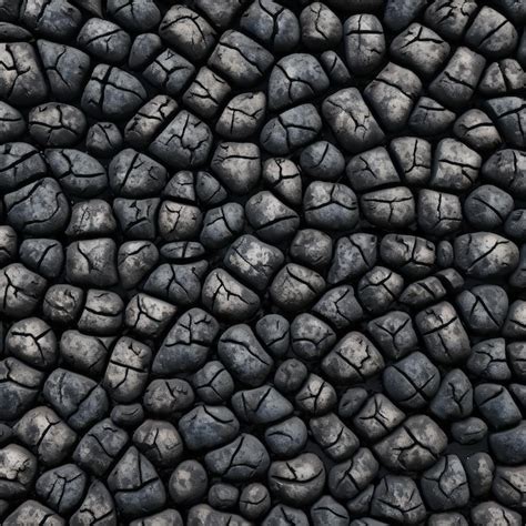 Premium Photo | Seamless texture of black coal