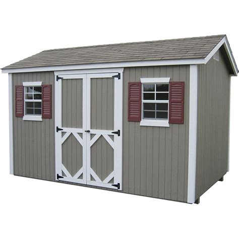 Little Cottage Co. Classic Workshop 8x8 Wood Shed Kit (8x8 CWWS-WPNK)