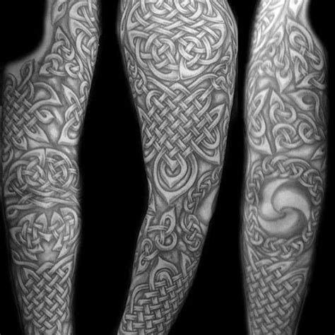 Top 43 Celtic Sleeve Tattoo Ideas - [2021 Inspiration Guide] | Celtic ...