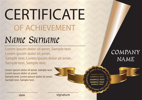 Winner Certificate Template Free