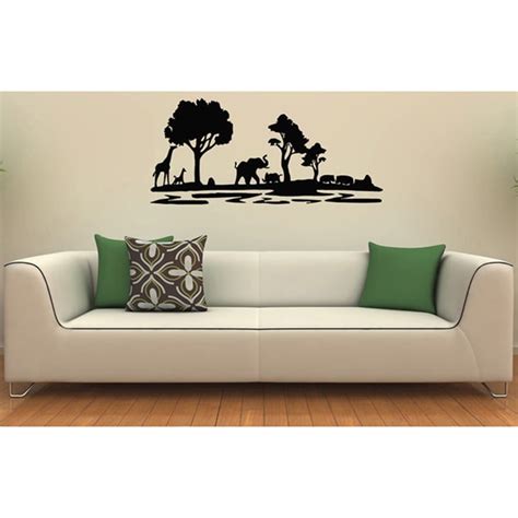 African Safari Animals Vinyl Wall Decal - On Sale - Overstock - 8569530