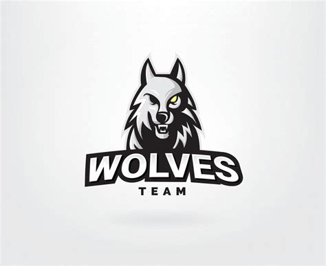 Wolves esports logo design 6901778 Vector Art at Vecteezy