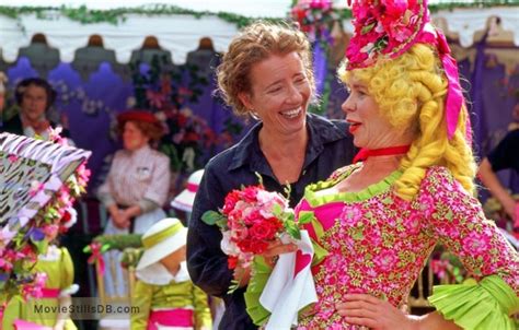 Nanny McPhee - Behind the scenes photo of Celia Imrie & Emma Thompson