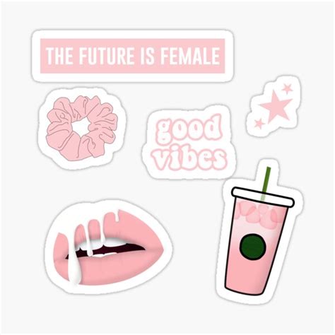 Pegatinas: Vsco Pack | Pink sticker, Coloring stickers, Pink stickers