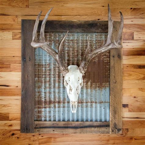 Rustic Tin Skull/European Mount Plaque in 2020 (With images) | Deer ...