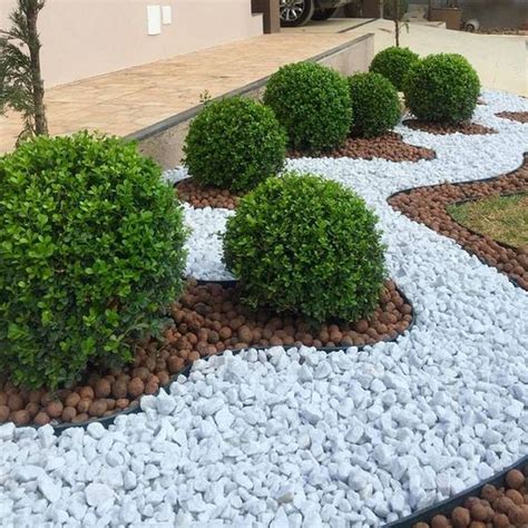 White Garden Stones - Home Outside Decoration