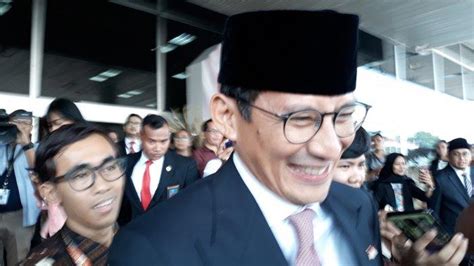 Prabowo Masuk dalam Kabinet Indonesia Maju, Begini Tanggapan Sandiaga ...