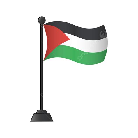 Bendera Palestine, Palestine, Bendera, Bendera Palestine Melambai PNG ...