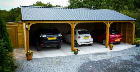 Timber Car Port Kits - Wood Carport Kits Carports Portable Garages ...