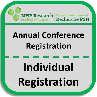 Conference Registration - Natural Health Product Research Society of Canada