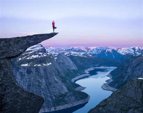 Trolltunga (Norway) - Hike up a rock sticking out of a mountain which ...