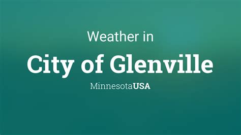 Weather for City of Glenville, Minnesota, USA