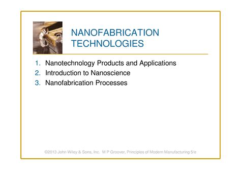 33 Nano Fabrication - ch33 - NANOFABRICATION TECHNOLOGIES ...