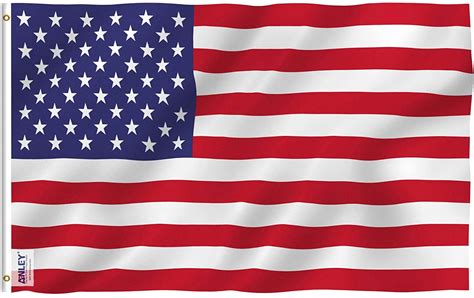 ANLEY Fly Breeze 3x5 Foot American US Polyester Flag - USA Flags ...