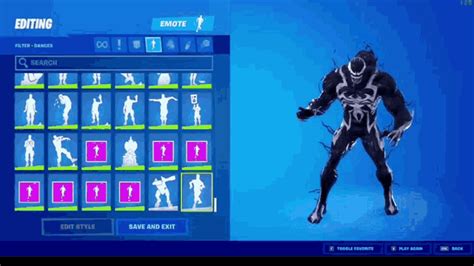 Venom Fortnite GIF - Venom Fortnite Fortnite Dance - Discover & Share GIFs