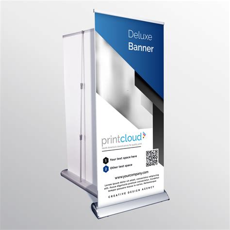 Printcloud - Deluxe Roll-Up / Pop Up Banner Stand — Printcloud Inc