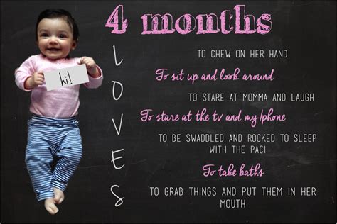 4 Months Completed Baby Quotes - Bee Karlee