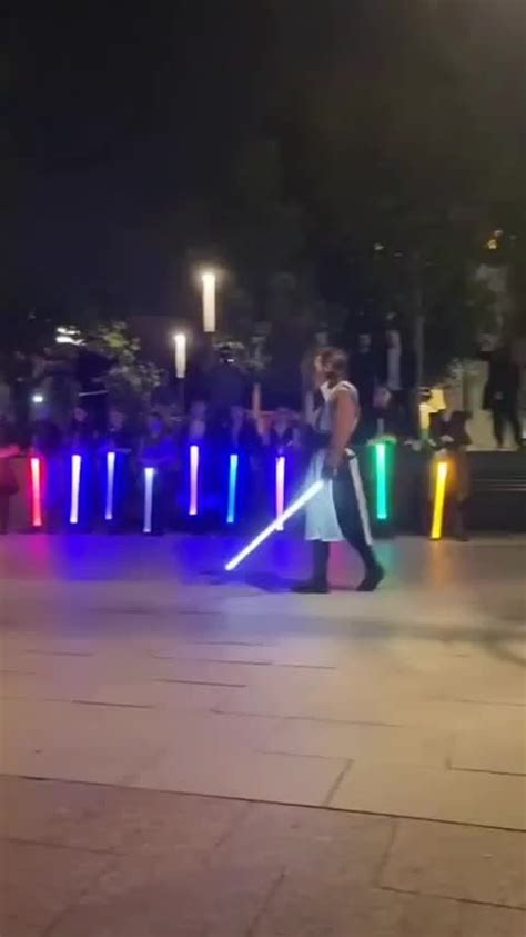 Lightsaber Duel. : r/gifs