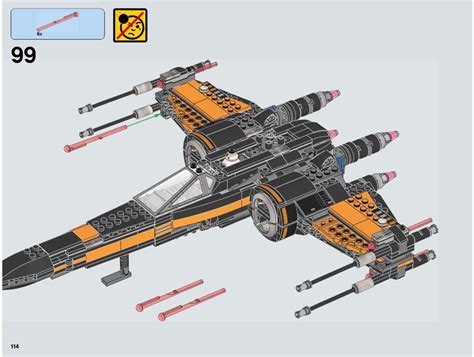 View LEGO® instruction 75102 Poe's X-wing Fighter - LEGO instructions ...