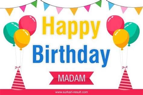 Happy Birthday Madam Images