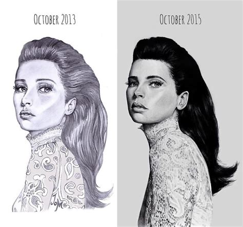 15 Before & After Drawings Show Artist's Progress | DeMilked