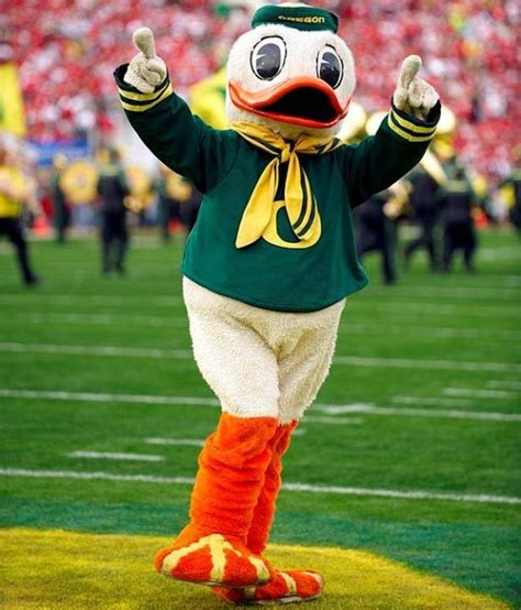 Oregon Ducks - mascot Mr Duck | College Mascots | Pinterest | Oregon ...