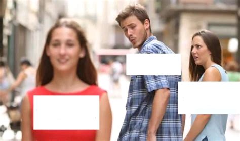 Distracted boyfriend Blank Template - Imgflip