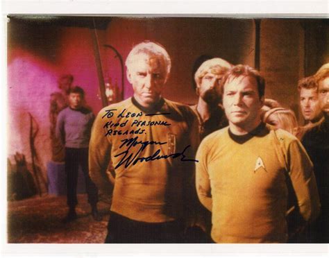 Morgan Woodward"Star Trek"Autograph.He personally signed at theMemphis ...