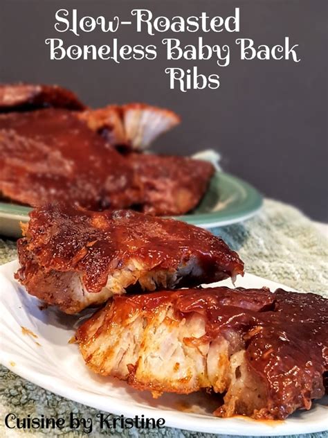 Oven Roasted Boneless Baby Back Ribs – CuisineByKristine