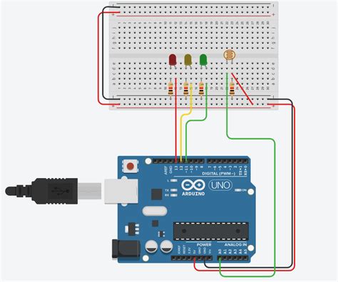 Trouble programming an ldr sensor for a traffic light system - Project ...