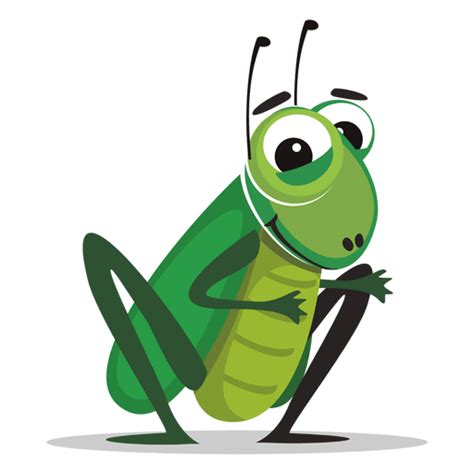 Cricket Bug Cartoon PNG & SVG Design For T-Shirts