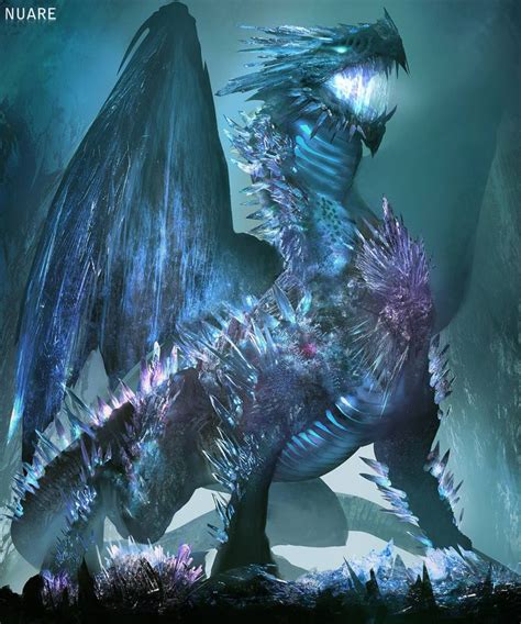 Crystal Dragon | Mythical creatures art, Dark fantasy art, Dragon pictures