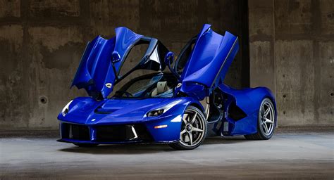 This Is The Only Ferrari LaFerrari Finished In Blue Elettrico Over A ...